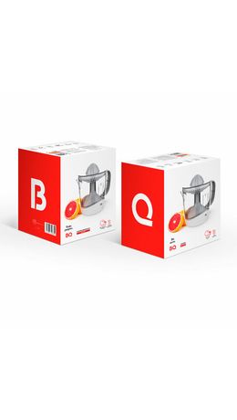 Соковыжималка для цитрусовых BQ (БИ-КЬЮ) J1731, 35 Вт, стакан 1 л, пластик, белый, 86189892