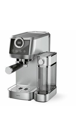 Кофеварка рожковая CENTEK CT-1170, 1350 Вт, объем 1,3 л, 20 бар, автоматический капучинатор, серая