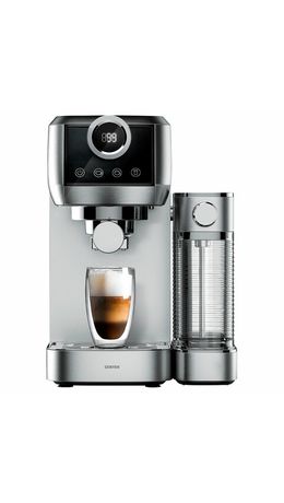 Кофеварка рожковая CENTEK CT-1170, 1350 Вт, объем 1,3 л, 20 бар, автоматический капучинатор, серая