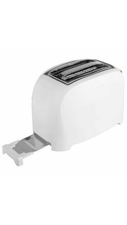 Тостер CENTEK CT-1420, 750 Вт, 2 тоста, 7 режимов, пластик, белый