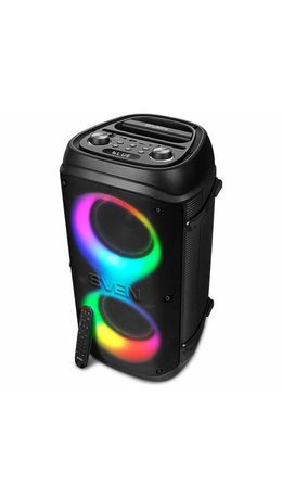 Колонка портативная SVEN PS-800, 100 Вт, TWS, Bluetooth, FM, USB, microSD, LED-дисплей, черная, SV-021511