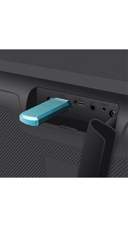 Колонка портативная SVEN PS-380, 40 Вт, TWS, Bluetooth, FM, USB, черный, SV-021290
