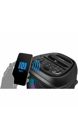 Колонка портативная SVEN PS-800, 100 Вт, TWS, Bluetooth, FM, USB, microSD, LED-дисплей, черная, SV-021511