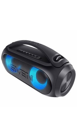 Колонка портативная SVEN PS-380, 40 Вт, TWS, Bluetooth, FM, USB, черный, SV-021290
