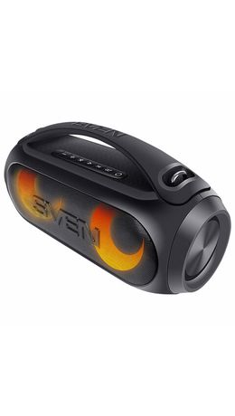 Колонка портативная SVEN PS-380, 40 Вт, TWS, Bluetooth, FM, USB, черный, SV-021290