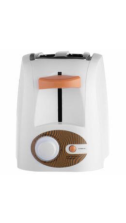 Тостер CENTEK CT-1420, 750 Вт, 2 тоста, 7 режимов, пластик, белый