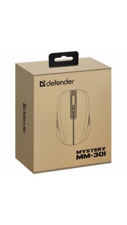 Мышь беспроводная бесшумная DEFENDER Mystery MM-301 LED, 5 кнопок + колесо-кнопка, фиолетовая, 52301