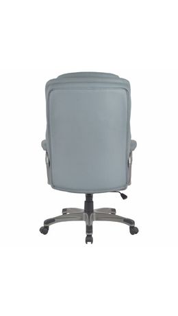 Кресло BRABIX PREMIUM "Regal EX-557", НАГРУЗКА до 150 кг, пружинный блок, экокожа, серое, 532946