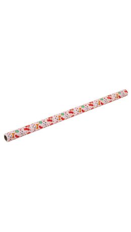 Бумага упаковочная мелованная BIG SIZE новогодняя "Cosy XMAS", 0,7х10 м, ЗОЛОТАЯ СКАЗКА, 592196