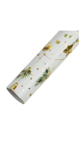 Бумага упаковочная новогодняя НАБОР 3 шт. "Golden XMAS", С ЭФФЕКТАМИ, 70х100 см, ЗОЛОТАЯ СКАЗКА, 592188