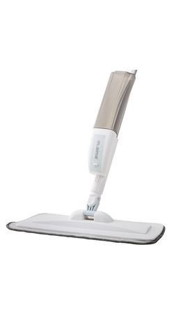 Швабра с распылителем UltraSpray Z, 2 насадки из микрофибры с плоским ворсом, скребок, LAIMA, 609145