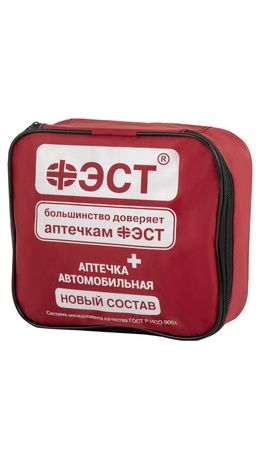 Аптечка первой помощи автомобильная, по приказу № 260н, ФЭСТ, тканевая сумка, 3737