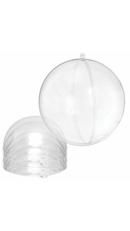 Пластиковые шары для поделок, 12 см, 2 шт., BRAUBERG HOBBY, 665396