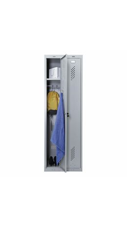 Шкаф металлический для одежды BRABIX "LK 21-50", 2 секции, 1830*500*500 мм, 29кг, 291379