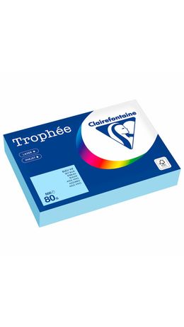 Бумага цветная CLAIREFONTAINE, А4, 80 г/м2, 500 л., пастель, небесно-голубой, Франция, 1798PC