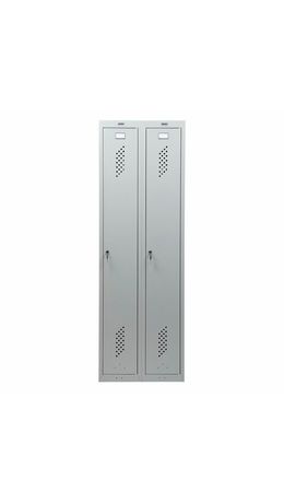 Шкаф металлический для одежды BRABIX "LK 21-50", 2 секции, 1830*500*500 мм, 29кг, 291379