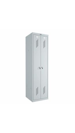 Шкаф металлический для одежды BRABIX "LK 21-50", 2 секции, 1830*500*500 мм, 29кг, 291379