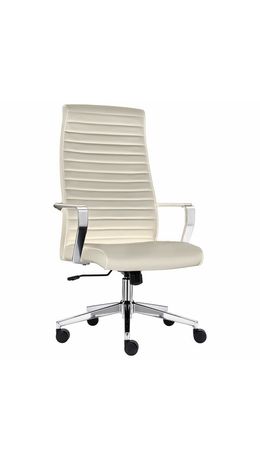 Кресло BRABIX PREMIUM Solo EX-730, алюминий, хром, экокожа, бежевое, 532937