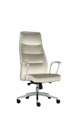 Кресло BRABIX PREMIUM Adept EX-752, синхромеханизм, алюминий, экокожа, бежевое, 532931