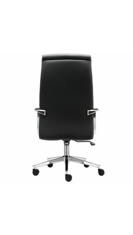 Кресло BRABIX PREMIUM Solo EX-730, алюминий, хром, экокожа, черное, 532936
