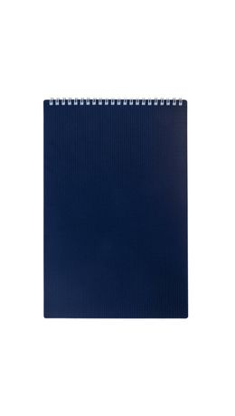 Блокнот БОЛЬШОЙ ФОРМАТ А4, 80 л., гребень, обложка пластик "VELVET", клетка, HATBER, синий, 081279, 80Б4В1гр_01609