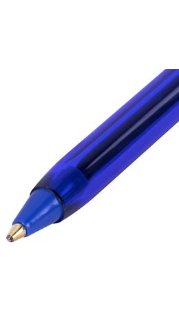 Ручка шариковая BRAUBERG X-30 CLASSIC, СИНЯЯ, мягкое письмо, пишущий узел 1 мм, линия письма 0,5 мм, 144331