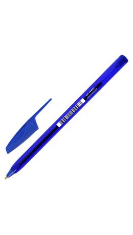 Ручка шариковая BRAUBERG X-30 CLASSIC, СИНЯЯ, мягкое письмо, пишущий узел 1 мм, линия письма 0,5 мм, 144331