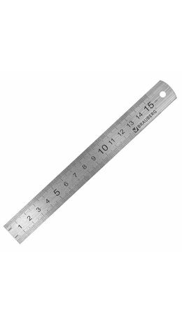 Линейки металлические КОМПЛЕКТ 3 шт. (15, 20, 30 см), BRAUBERG, 210811