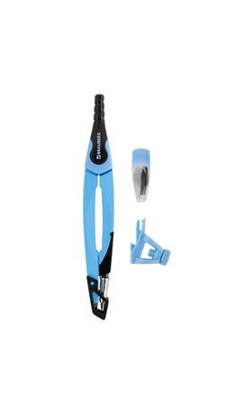 Готовальня BRAUBERG ULTRA, 4 предмета: циркуль 135 мм, запасной грифель, насадка, аквамариновый цвет, 210822