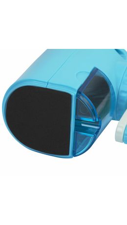 Точилка механическая BRAUBERG KIDS, для простых и цветных карандашей, корпус голубой, крепление к столу, 272005