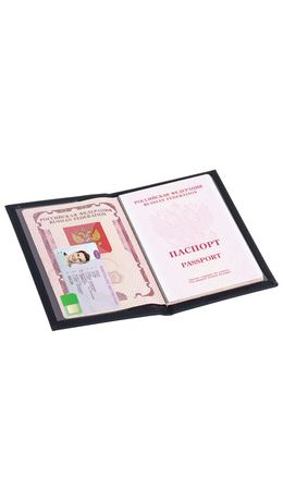 Обложка для паспорта "Passport map", экокожа soft-touch, черная, STAFF, 238760