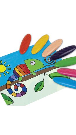 Восковые мелки фигурные BRAUBERG KIDS "Батоны", 12 цветов, 273093