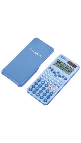 Калькулятор инженерный BRAUBERG SC-991ES-PLUS-BU (164х80 мм), 552 функции, 10+2 разряда, ГОЛУБОЙ, 272653