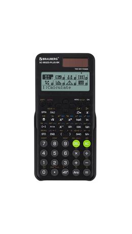 Калькулятор инженерный BRAUBERG SC-991ES-PLUS-BK (164х80 мм), 552 функции, 10+2 разряда, ЧЕРНЫЙ, 272651