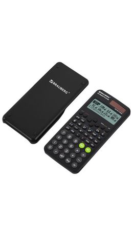 Калькулятор инженерный BRAUBERG SC-991ES-PLUS-BK (164х80 мм), 552 функции, 10+2 разряда, ЧЕРНЫЙ, 272651