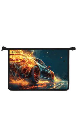 Папка для труда на молнии BRAUBERG А4, 2 отделения, органайзер, "Speed increase", 273404