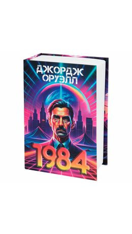 Сейф-книга "1984", 55х115х180 мм, кодовый замок, BRAUBERG, 291355
