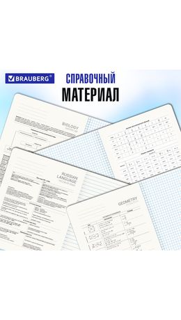 Тетради предметные, КОМПЛЕКТ 12 ПРЕДМЕТОВ, 48 л., обложка картон, BRAUBERG "HARMONY", 405167