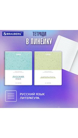 Тетради предметные, КОМПЛЕКТ 12 ПРЕДМЕТОВ, 48 л., обложка картон, BRAUBERG "HARMONY", 405167