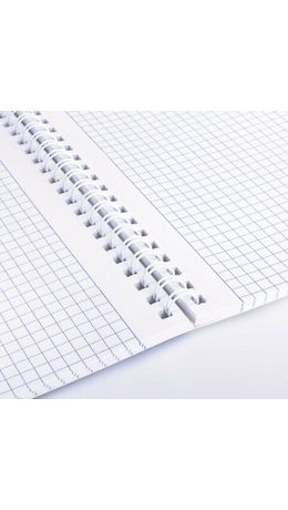 Тетрадь А4, 96 л., BRAUBERG, гребень, клетка, матовая ламинация, "NoteBookMono" (микс в спайке), 405315