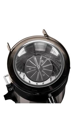 Соковыжималка SCARLETT SC-JE50S18, 800 Вт, стакан 0,6 л, емкость для жмыха 1 л, пластик, сталь/черный