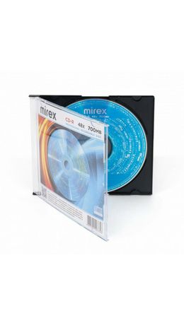 Диск CD-R MIREX, 700 Мб, 48x, Slim Case, 1 штука, UL120051A8S