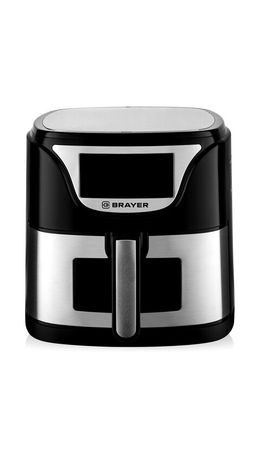Аэрогриль BRAYER BR2037, 1500 Вт, 5 л, 7 программ, таймер, сенсорное управление, нержавеющая сталь