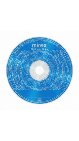 Диски CD-R MIREX, 700 Мб 48x Cake Box (упаковка на шпиле), КОМПЛЕКТ 10 шт, UL120051A8, UL120051A8L