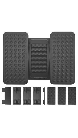 Подставка для ног BRABIX "Ultra 5" 43х32 см, массажер, регулировка угла наклона, 2 платформы, 533040