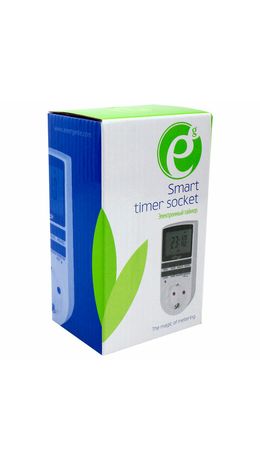Таймер электрический ENERGENIE LCD-дисплей 2,3" белый, EG-SST-01