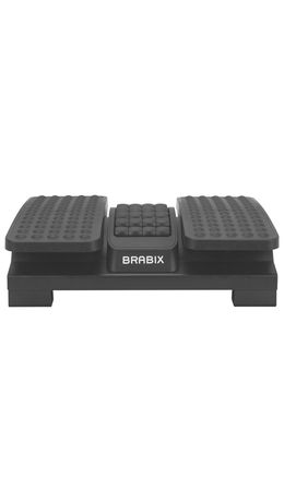 Подставка для ног BRABIX "Ultra 5" 43х32 см, массажер, регулировка угла наклона, 2 платформы, 533040