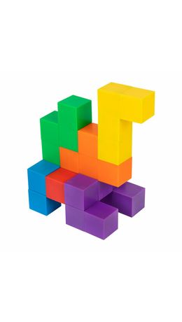 Магнитный конструктор MAGNETIC CUBES "КУБИЧЕСКИЙ", 48 магнитных кубиков, BRAUBERG KIDS, 665723