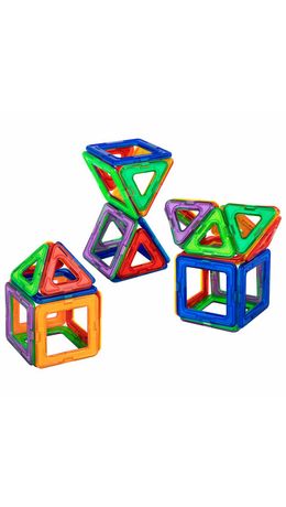 Магнитный конструктор MAGNETIC BLOCKS, 20 магнитных деталей, BRAUBERG KIDS, код 1С, 665718