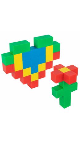 Магнитный конструктор MAGNETIC CUBES "КУБИЧЕСКИЙ", 48 магнитных кубиков, BRAUBERG KIDS, 665723